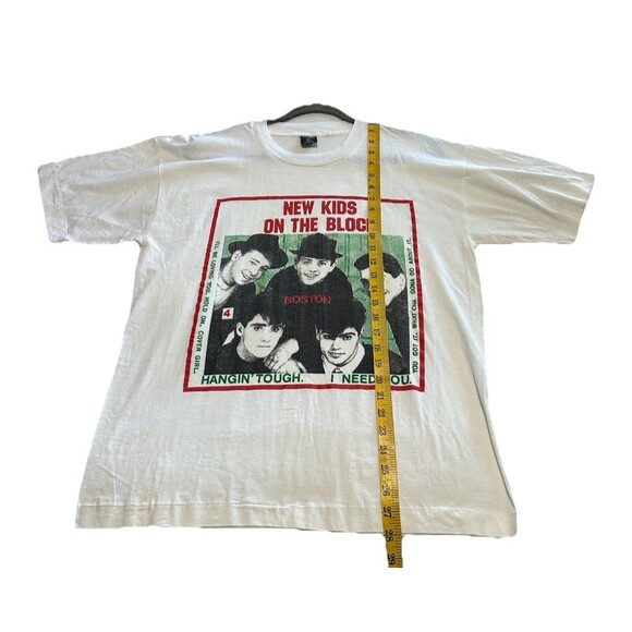 New Kids On The Block Boston Band Concert T-Shirt VTG 80’s 90’s Jetta Sz L READ - Picture 12 of 13